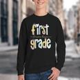 First Grade Dream Team Pencil Back To School Boys Girls Youth Crewneck Sweatshirt