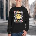First Grade Dream Team Smile Face Back To School 1st Grade Youth Crewneck Sweatshirt First Grade Dream Team Smile Face Back To School 1st Grade Youth Crewneck Sweatshirt