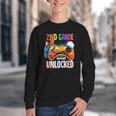 Gamer Back To School Gamepad 2nd Second Grade Level Unlocked Youth Crewneck Sweatshirt