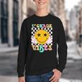Girls 1st Grade Vibes Smile Face Back To School 1st Grade Youth Crewneck Sweatshirt Girls 1st Grade Vibes Smile Face Back To School 1st Grade Youth Crewneck Sweatshirt