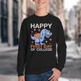 Happy First Day Of CollegeRex Dinosaur Back To School Youth Crewneck Sweatshirt Happy First Day Of CollegeRex Dinosaur Back To School Youth Crewneck Sweatshirt
