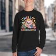 Hello Kindergarten Axolotl Back To School For Kids Youth Crewneck Sweatshirt Hello Kindergarten Axolotl Back To School For Kids Youth Crewneck Sweatshirt
