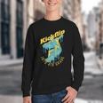 Kickflip Into 4th Grade Skateboard Lover Back To School Youth Crewneck Sweatshirt