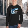 Kids Shark With School Books Back To School Shark Lovers Youth Crewneck Sweatshirt Kids Shark With School Books Back To School Shark Lovers Youth Crewneck Sweatshirt