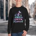 Kindergarten Mermaid Back To School Girls First Day Kinder Youth Crewneck Sweatshirt Kindergarten Mermaid Back To School Girls First Day Kinder Youth Crewneck Sweatshirt