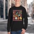 My Last First Day Senior 2024 Back To School Class Of 2024 Youth Crewneck Sweatshirt