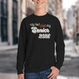 My Last First Day Senior 2025 Back To School Vintage Cool Youth Crewneck Sweatshirt