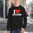 I Love Recess Red Heart Back To School Kids Recess Youth Crewneck Sweatshirt I Love Recess Red Heart Back To School Kids Recess Youth Crewneck Sweatshirt