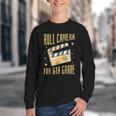 Roll Camera For 6th Grade Movie Lover Back To School Youth Crewneck Sweatshirt
