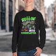 Rollin' Into Kindergarten Monster Truck Back To School Boys Youth Crewneck Sweatshirt Rollin' Into Kindergarten Monster Truck Back To School Boys Youth Crewneck Sweatshirt