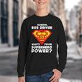 School Bus Driver Superhero Back To School Youth Crewneck Sweatshirt School Bus Driver Superhero Back To School Youth Crewneck Sweatshirt