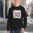 Sixth Grade Back To School For Girls Pink Notebook Youth Crewneck Sweatshirt Sixth Grade Back To School For Girls Pink Notebook Youth Crewneck Sweatshirt