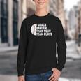 I Snack Harder Than Your Team Plays Baseball Men Women Youth Crewneck Sweatshirt