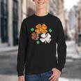 St Patricks Day Shamrock Basketball Baseball Men Boys Kids Youth Crewneck Sweatshirt St Patricks Day Shamrock Basketball Baseball Men Boys Kids Youth Crewneck Sweatshirt