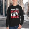 Stealing Hearts Like I Steal Bases Cute Baseball Kids Youth Crewneck Sweatshirt Stealing Hearts Like I Steal Bases Cute Baseball Kids Youth Crewneck Sweatshirt