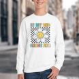In My 2nd Grade Era Retro Groovy Second Grade Back To School Youth Crewneck Sweatshirt