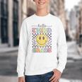 3rd Grade Team Back To School Hello Third Grade Smile Face Youth Crewneck Sweatshirt