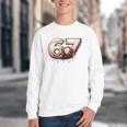 6 7 Six Seven American Baseball Graphic Youth Crewneck Sweatshirt