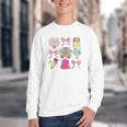 Back To School Coquette School Bus Pencil Youth Crewneck Sweatshirt