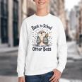 Back To School Like An Otter Boss Cute First Day Of School Youth Crewneck Sweatshirt