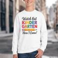 Back To School Watch Out Kindergarten Here I Come Kids Youth Crewneck Sweatshirt