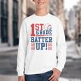 Baseball 1st Grade Back To School 1st Grade Batter Up Youth Crewneck Sweatshirt Baseball 1st Grade Back To School 1st Grade Batter Up Youth Crewneck Sweatshirt