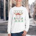 Baseball Christmas Ugly Sweater Santa Sport Men Kids Youth Crewneck Sweatshirt