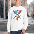 Baseball Ice Cream Drip 67 Six Seven Gen Alpha Slang Meme Youth Crewneck Sweatshirt Baseball Ice Cream Drip 67 Six Seven Gen Alpha Slang Meme Youth Crewneck Sweatshirt