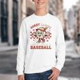 Boys & Women Men Baseball Valentine With Hearts Sporty Love Youth Crewneck Sweatshirt