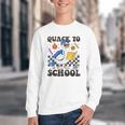 Boys Kid Back To School Goose Quackers Quack To School Youth Crewneck Sweatshirt Boys Kid Back To School Goose Quackers Quack To School Youth Crewneck Sweatshirt