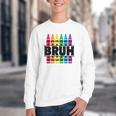 BRUH Back To School Colorful Crayons First Day Of School Youth Crewneck Sweatshirt BRUH Back To School Colorful Crayons First Day Of School Youth Crewneck Sweatshirt