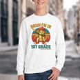 Bruh I’m In 1st Grade Italian Brainrot Meme Back To School Premium Tri-Blend Youth Crewneck Sweatshirt