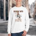 Buckin' Into Pre-K Back To School Cowboy Western Youth Crewneck Sweatshirt Buckin' Into Pre-K Back To School Cowboy Western Youth Crewneck Sweatshirt