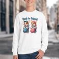 Corgi Dog Student To School Happy Back To School Youth Crewneck Sweatshirt