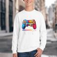 Game Over Back To School Shirt Kids First Day School Youth Crewneck Sweatshirt