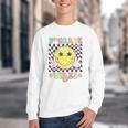 Girls 2nd Grade Vibes Smile Face Back To School Second Grade Youth Crewneck Sweatshirt Girls 2nd Grade Vibes Smile Face Back To School Second Grade Youth Crewneck Sweatshirt