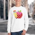 Girls Back To School Apple Toddler First Day Of Preschool Youth Crewneck Sweatshirt Girls Back To School Apple Toddler First Day Of Preschool Youth Crewneck Sweatshirt