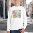Groovy In My School Secretary Era Back To School Youth Crewneck Sweatshirt Groovy In My School Secretary Era Back To School Youth Crewneck Sweatshirt