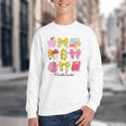 Hello Sixth 6th Grade Back To School Coquette Bow Girls Youth Crewneck Sweatshirt Hello Sixth 6th Grade Back To School Coquette Bow Girls Youth Crewneck Sweatshirt