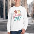 Is It June Yet Back To School Student Groovy Kids Premium Tri-Blend Youth Crewneck Sweatshirt Is It June Yet Back To School Student Groovy Kids Premium Tri-Blend Youth Crewneck Sweatshirt