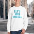 Let's Ruin Baseball Baseball Humor Sarcastic Baseball Premium Tri-Blend Youth Crewneck Sweatshirt Let's Ruin Baseball Baseball Humor Sarcastic Baseball Premium Tri-Blend Youth Crewneck Sweatshirt