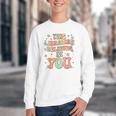 This Librarian Believes In You Groovy Back To School Youth Crewneck Sweatshirt