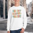 Oh Hey Second Grade Cute Groovy Back To School 2nd Grade Youth Crewneck Sweatshirt Oh Hey Second Grade Cute Groovy Back To School 2nd Grade Youth Crewneck Sweatshirt