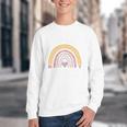 Pre-K Vibes Pencil Rainbow Back To School Boys Girls Kids Premium Tri-Blend Youth Crewneck Sweatshirt