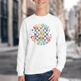 Retro Pencil School Counselor Back To School For Counselor Youth Crewneck Sweatshirt