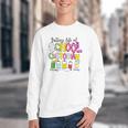 School Custodian Battery Life Back To School Janitor Youth Crewneck Sweatshirt
