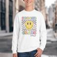 Second Grade Crew Smile Face Back To School 2nd Grade Team Youth Crewneck Sweatshirt Second Grade Crew Smile Face Back To School 2nd Grade Team Youth Crewneck Sweatshirt