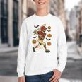 Skeleton Halloween Baseball Boys Men Kids Toddler Youth Crewneck Sweatshirt