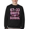 100 Days Of School Baseball Boys Six Seven Drip 100th Day Youth Crewneck Sweatshirt 100 Days Of School Baseball Boys Six Seven Drip 100th Day Youth Crewneck Sweatshirt