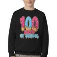 100 Days Of School Baseball Drip 100th Day Of School Youth Crewneck Sweatshirt 100 Days Of School Baseball Drip 100th Day Of School Youth Crewneck Sweatshirt